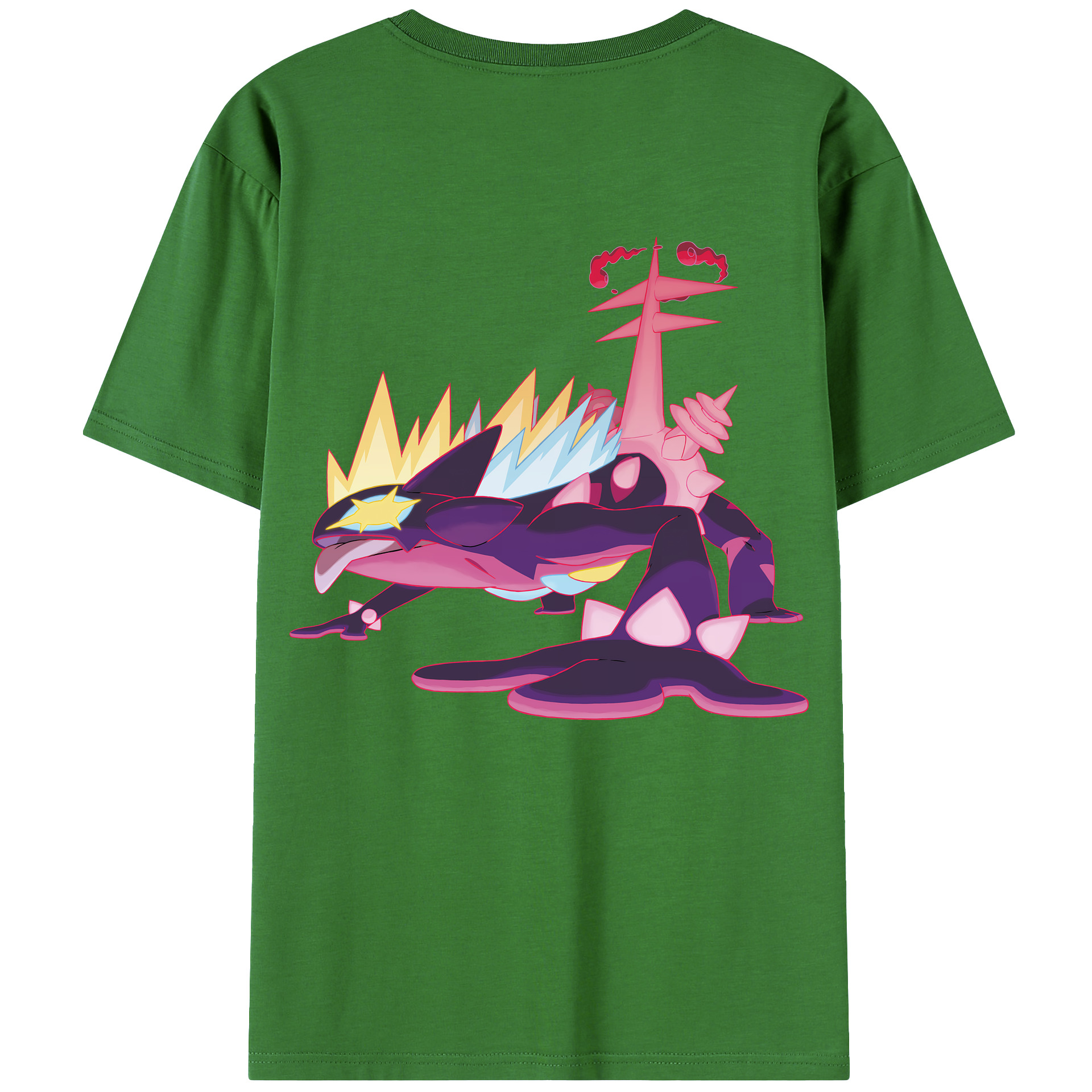 （画像用） ポケットモンスター Pokémon レディース半袖Tシャツ(バックプリント)